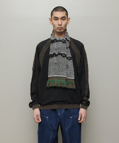 BAL-A-696 JACQUARD KNIT SOCCER SCARF