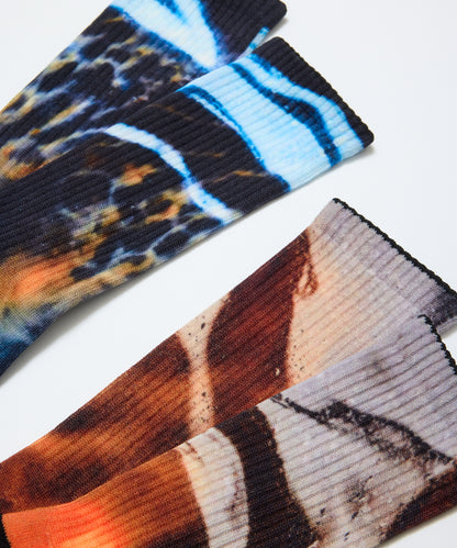 BAL-WS-001 bal / WHIMSEY PRINTED SOCKS NAVY