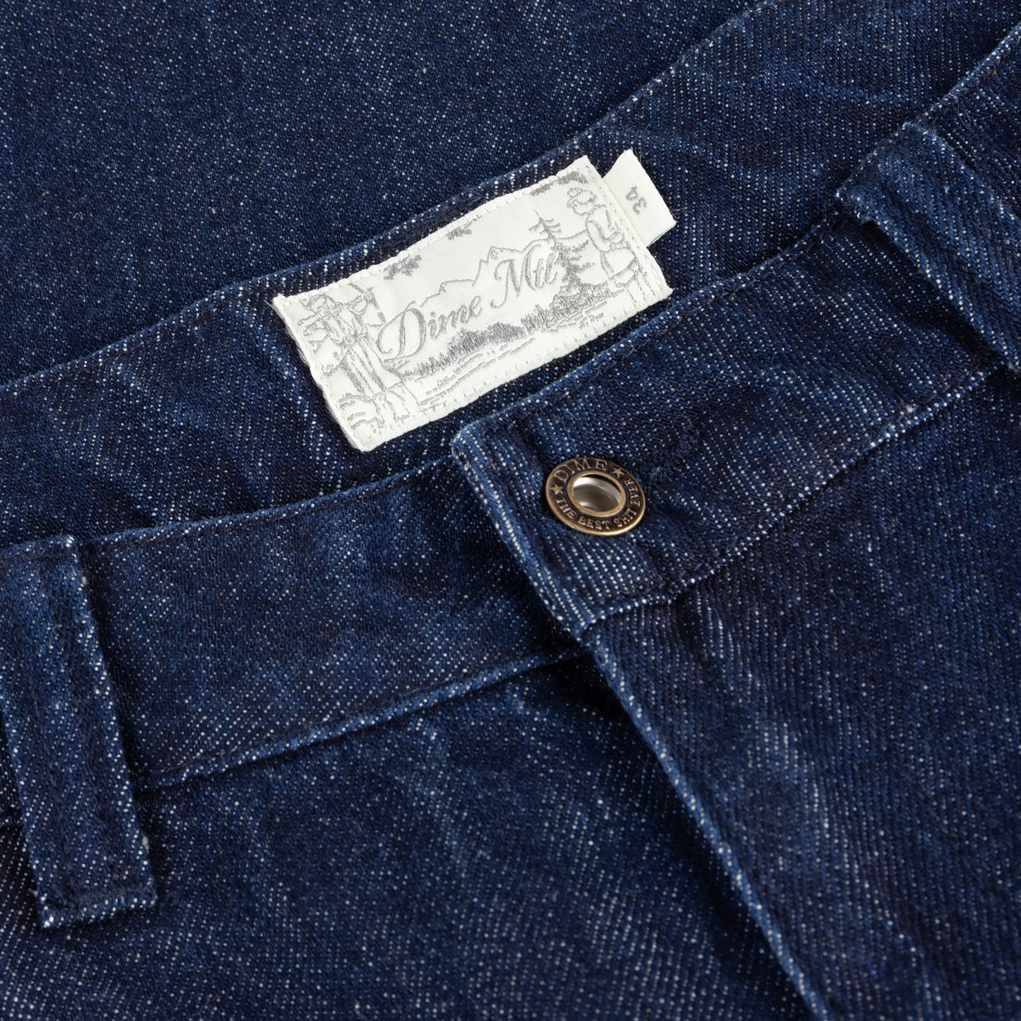 Baggy Denim Pants Indigo