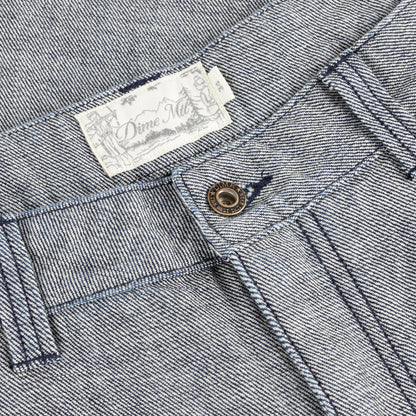 Baggy Denim Pants Reversed Indigo