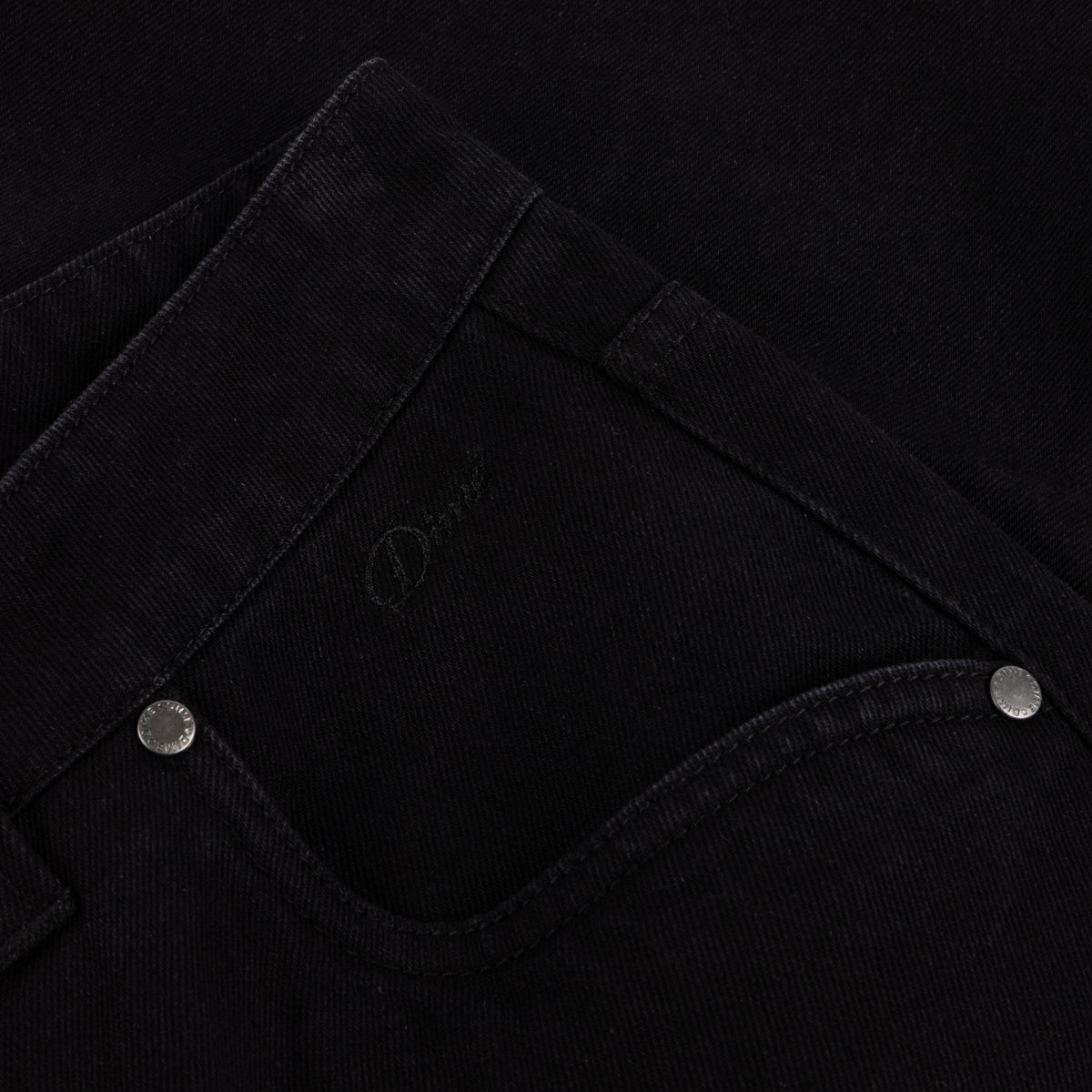 Baggy Denim Pants Black