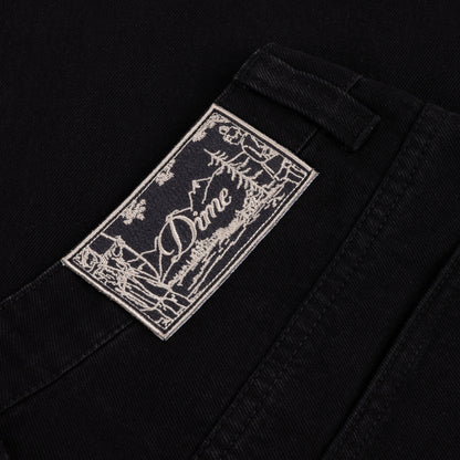Baggy Denim Pants Black