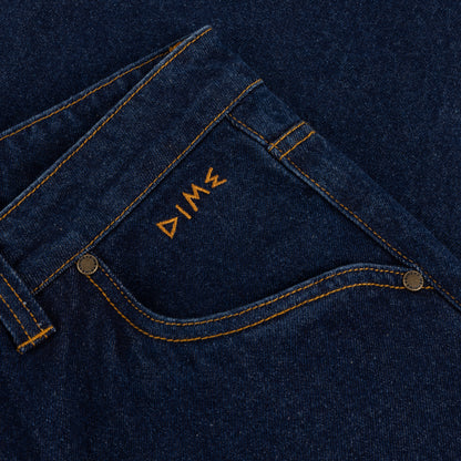 Baggy Wink Denim Pants Indigo