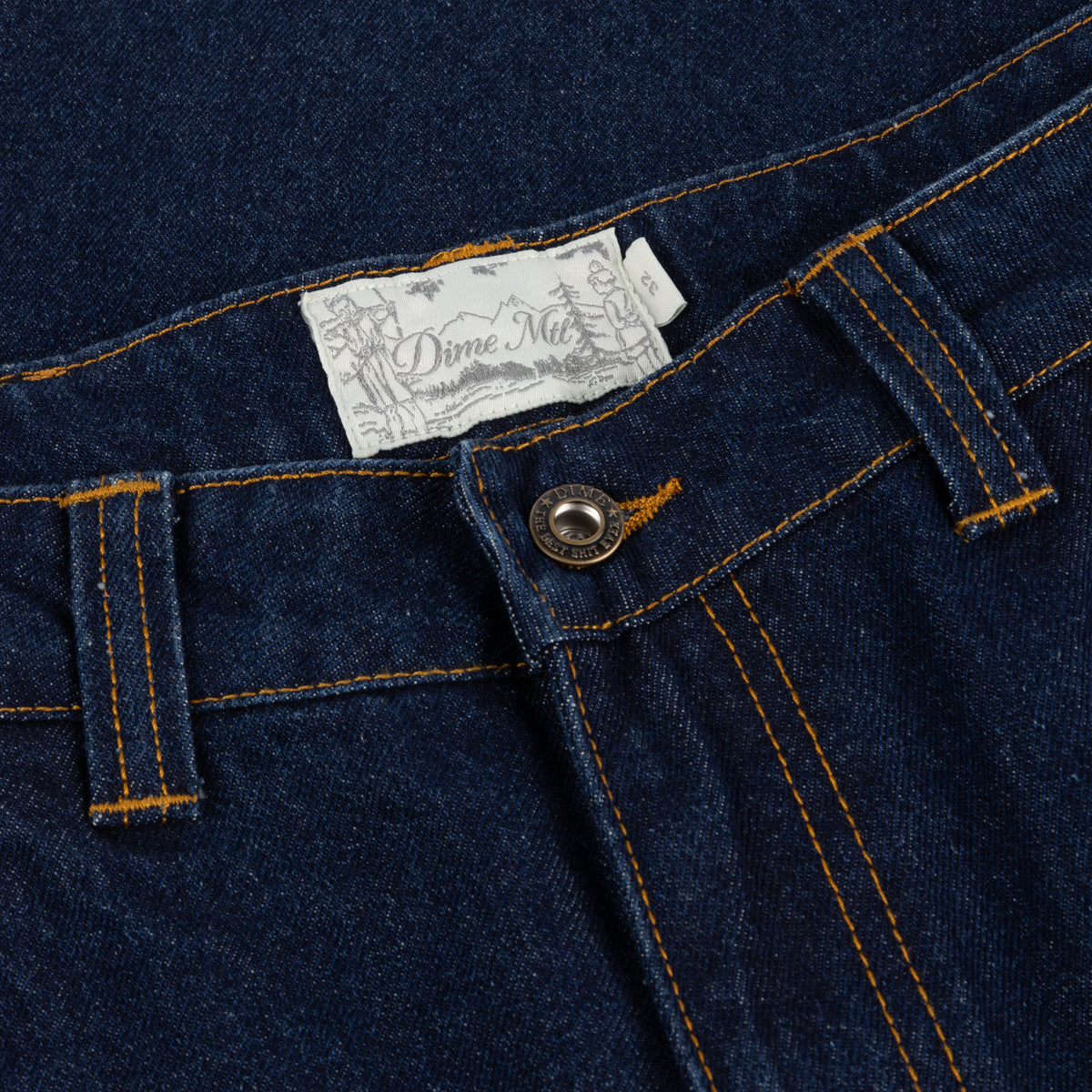 Baggy Wink Denim Pants Indigo