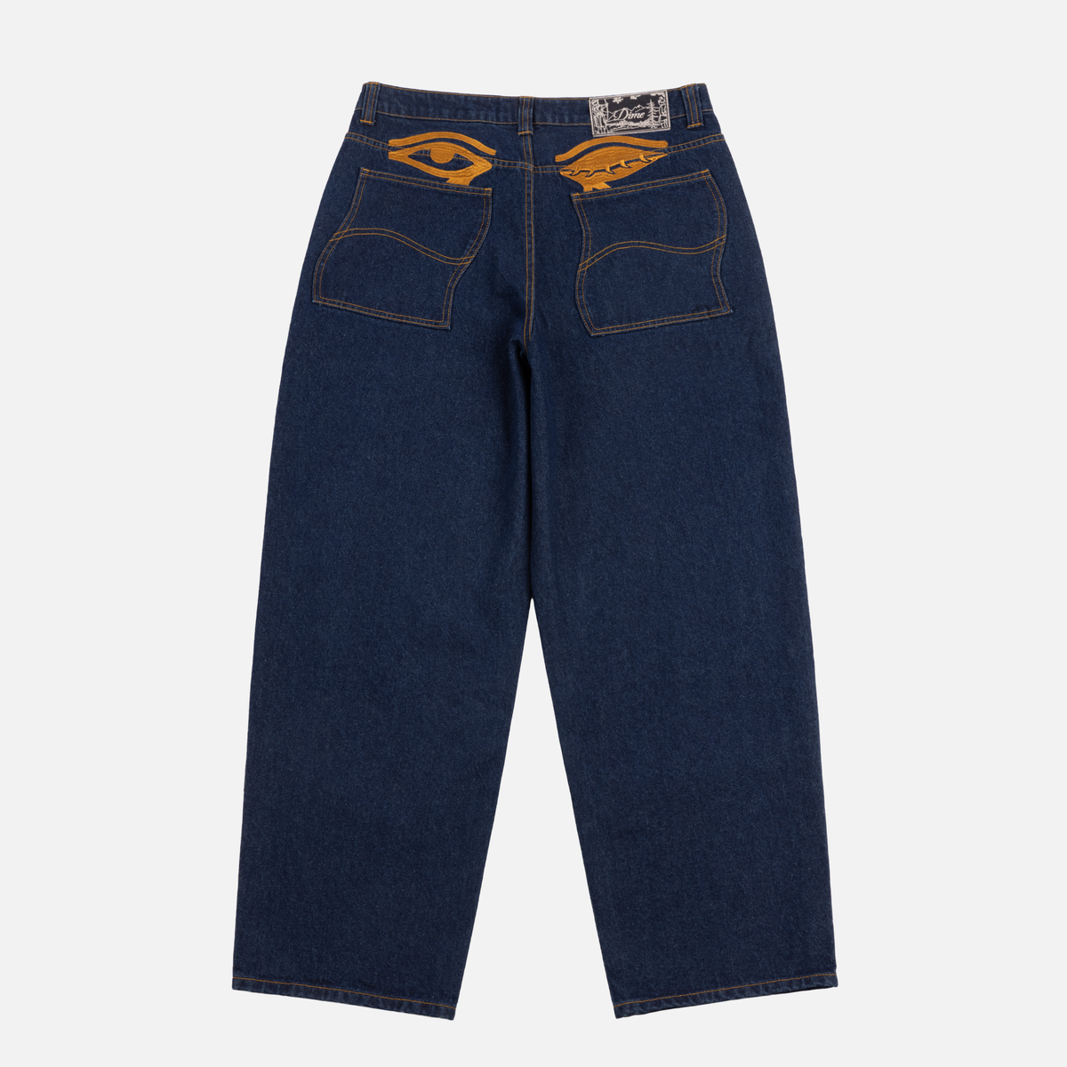 Baggy Wink Denim Pants Indigo