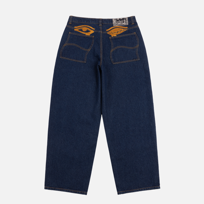Baggy Wink Denim Pants Indigo