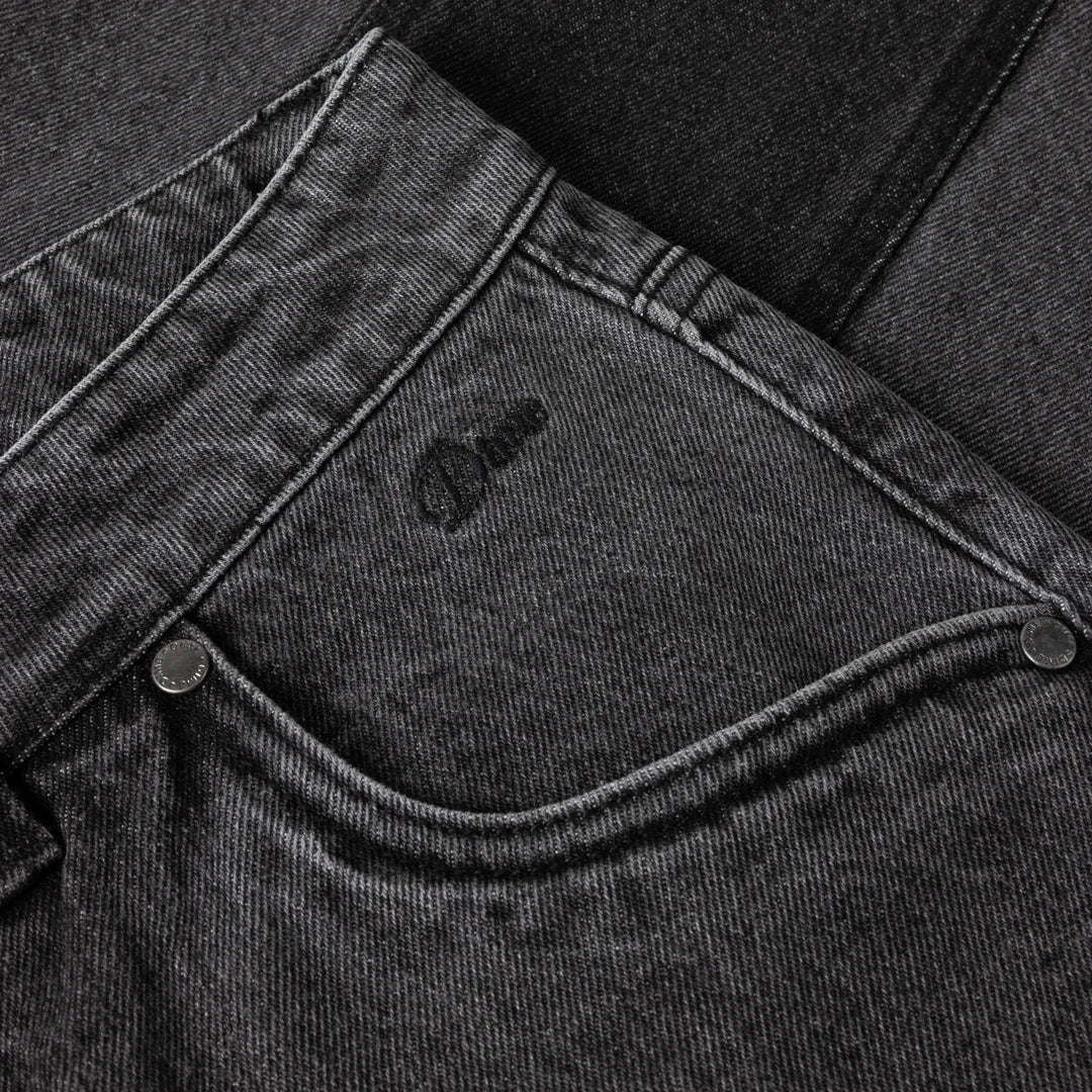 Baggy Denim Pants Knowtomatic Black