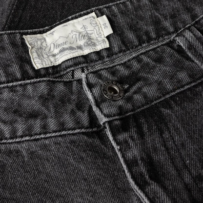 Baggy Denim Pants Knowtomatic Black