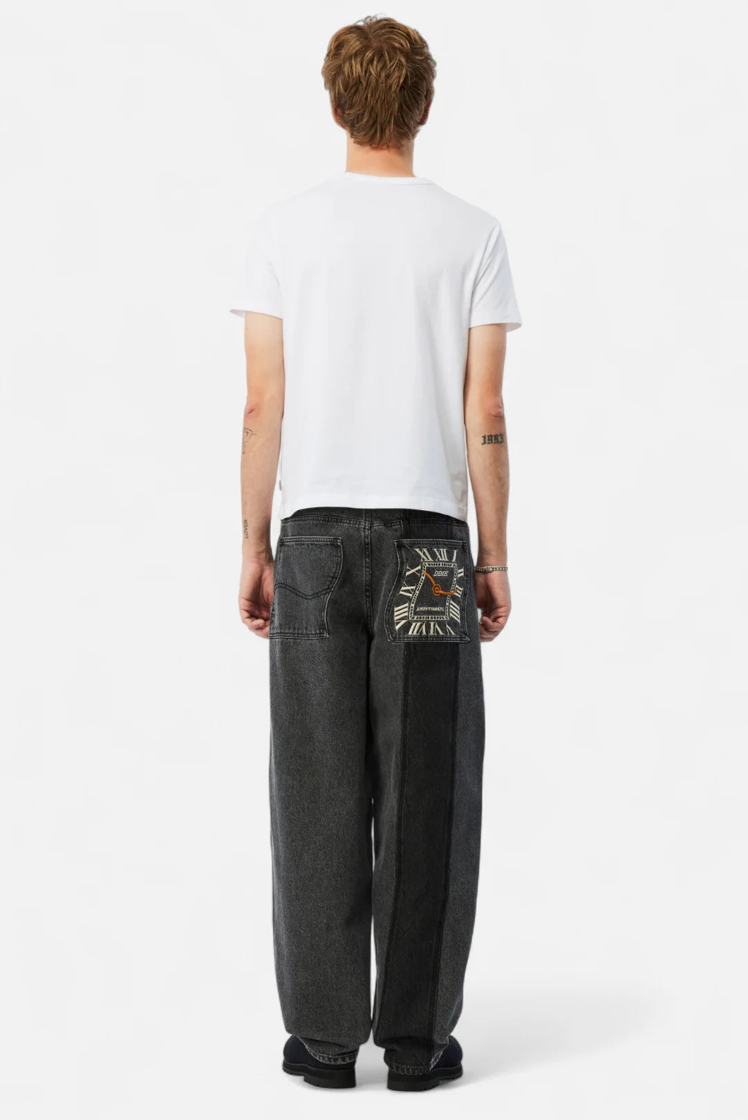 Baggy Denim Pants Knowtomatic Black