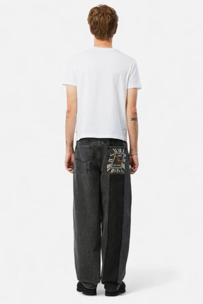 Baggy Denim Pants Knowtomatic Black
