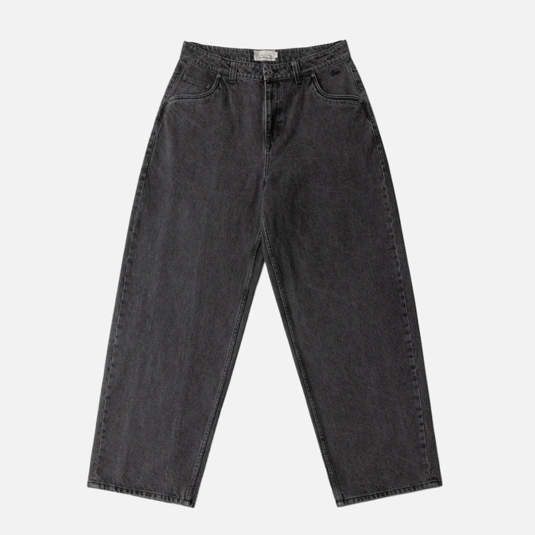 Baggy Denim Pants Knowtomatic Black