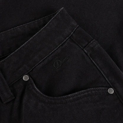 Relaxed Denim Pants Black