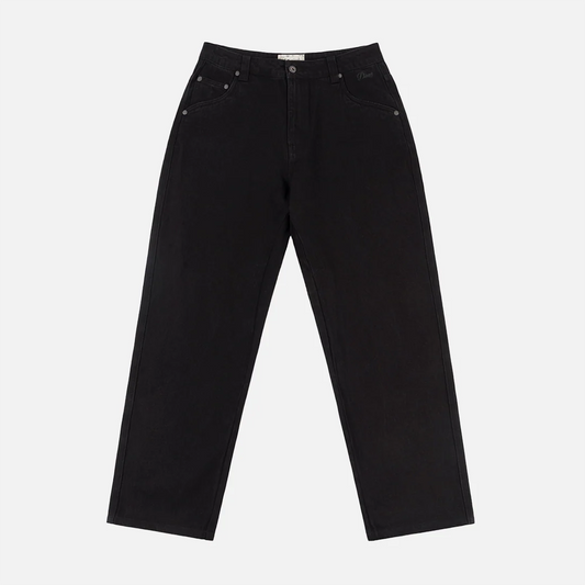 Relaxed Denim Pants Black