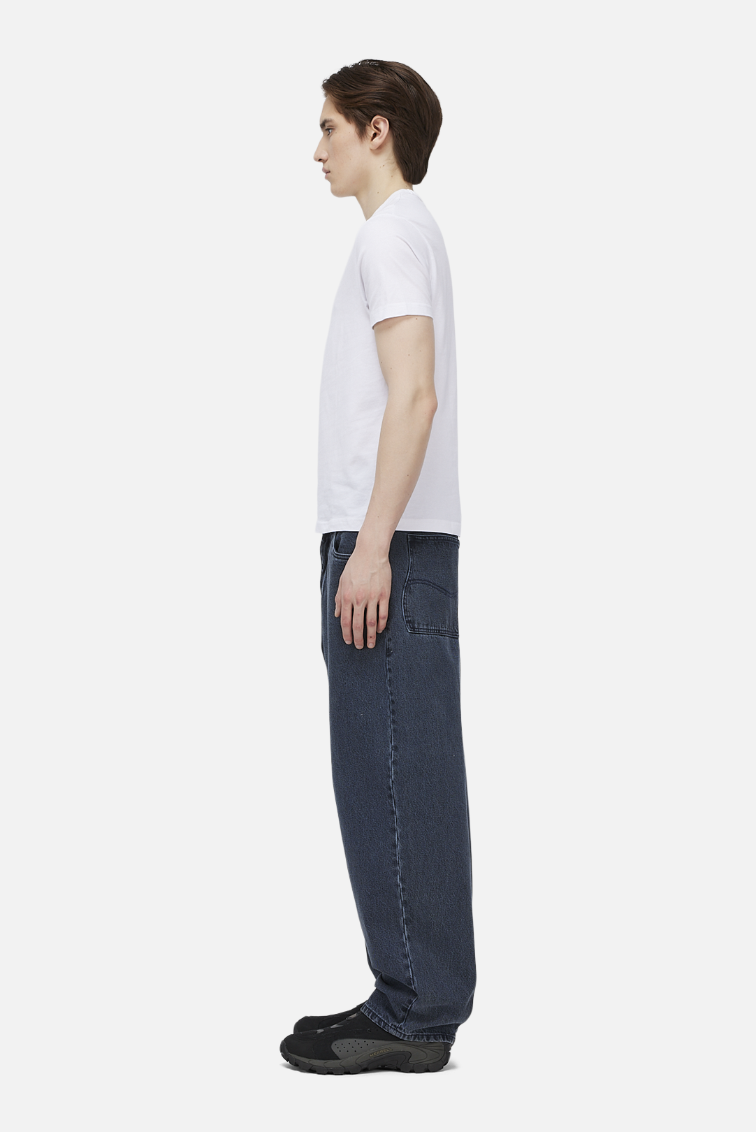 Baggy Denim Pants Overdyed Blue