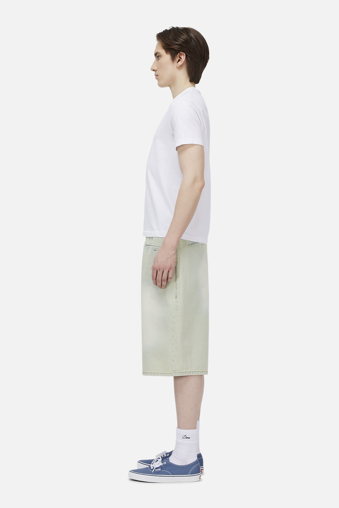 Tech Denim Shorts Bleached Sky