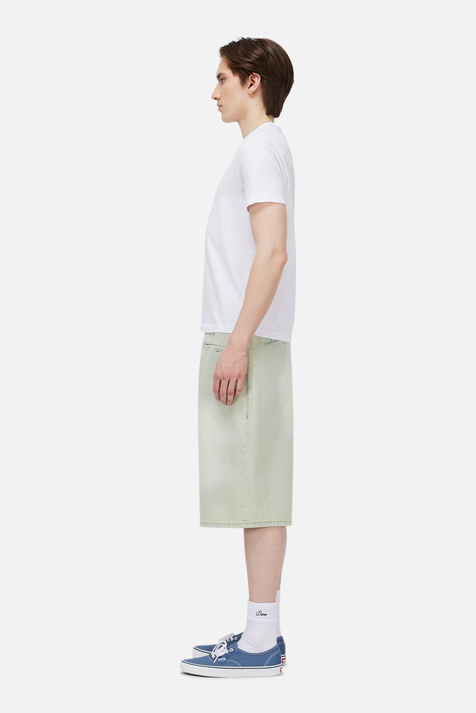 Tech Denim Shorts Bleached Sky