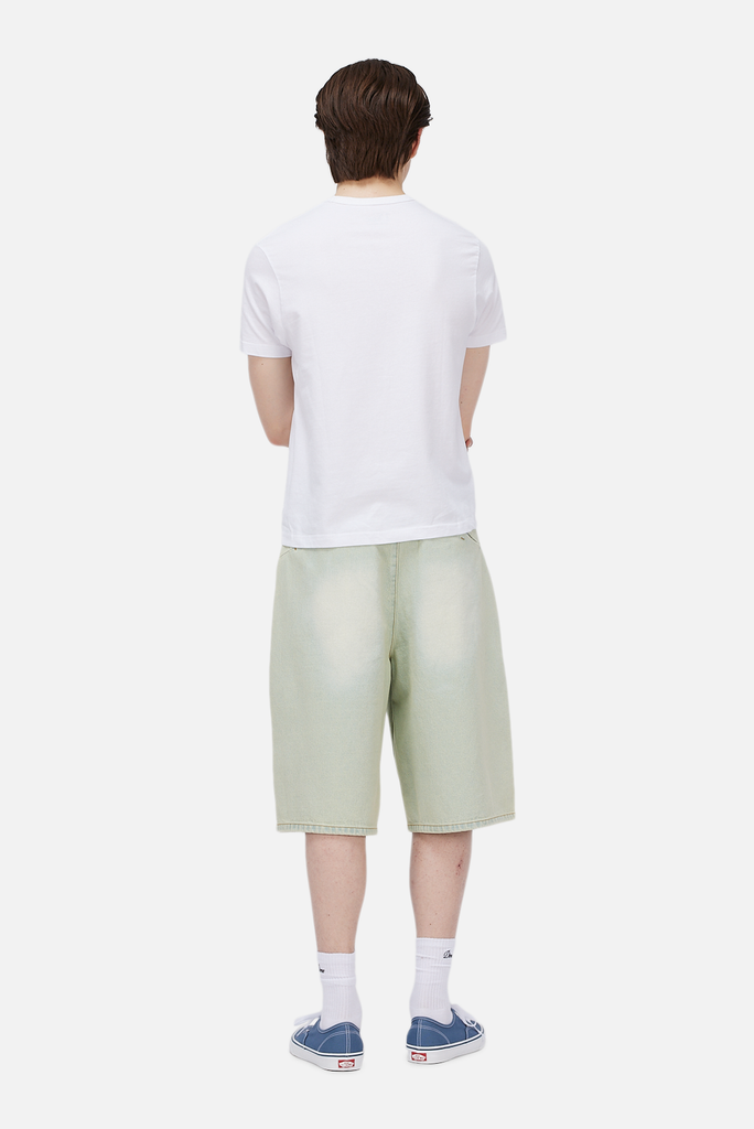 Tech Denim Shorts Bleached Sky