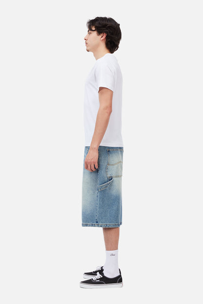 Classic Denim Shorts Sandblasted Indigo