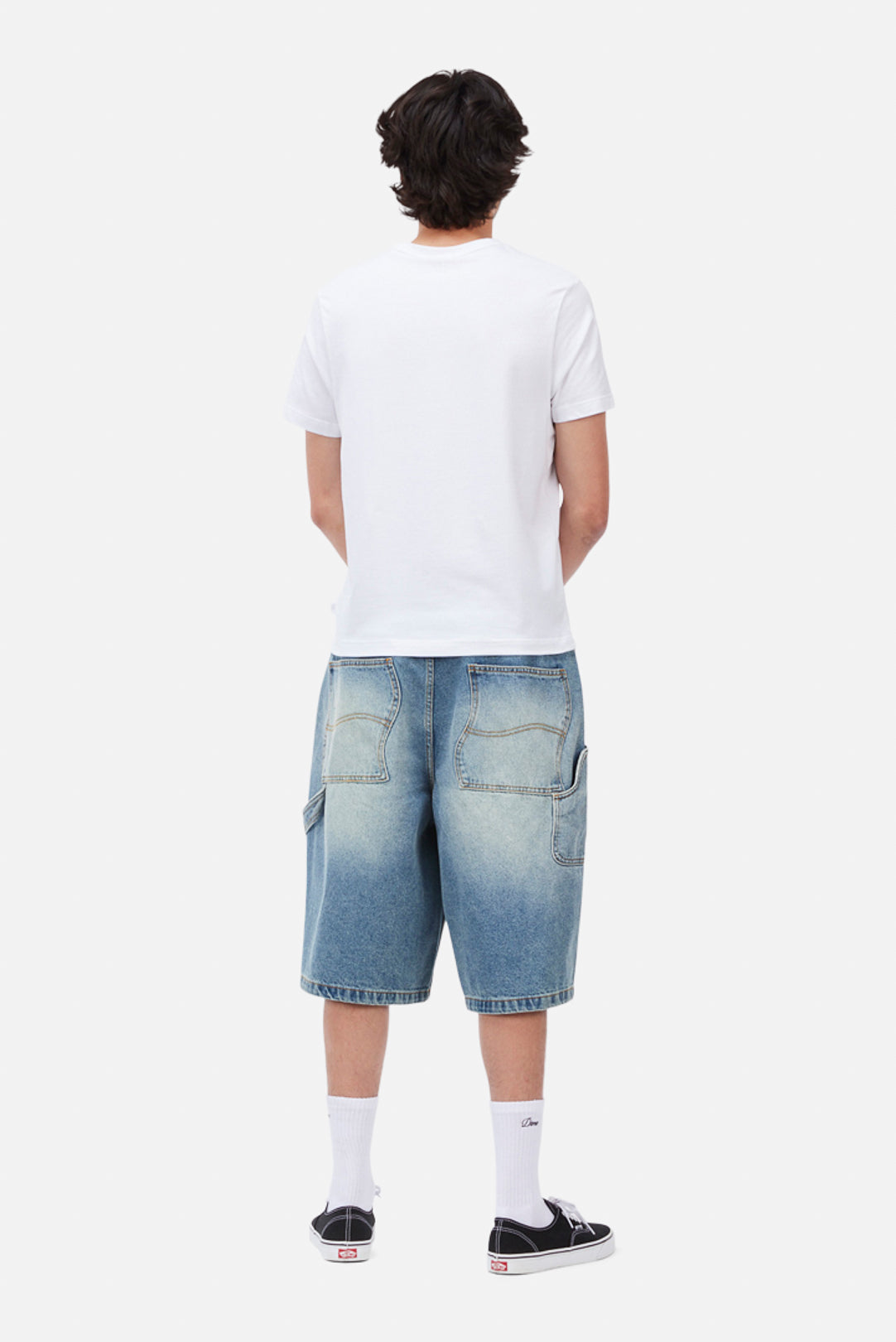 Classic Denim Shorts Sandblasted Indigo