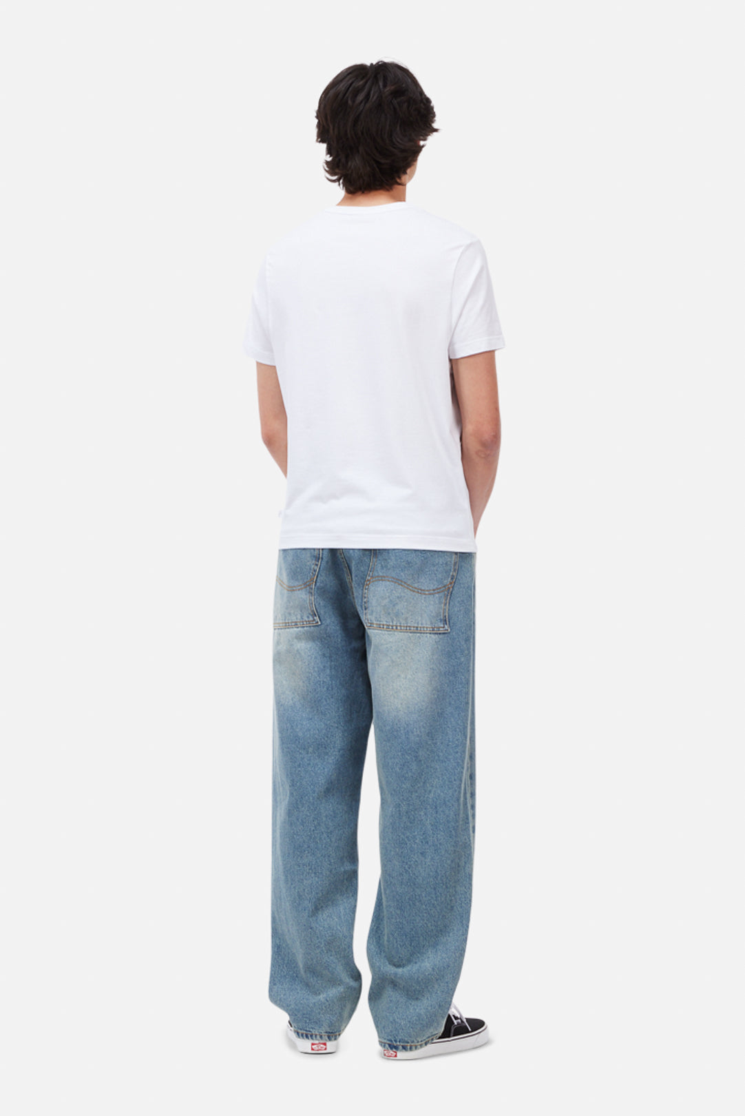 Relaxed Denim Pants Sandblasted Indigo