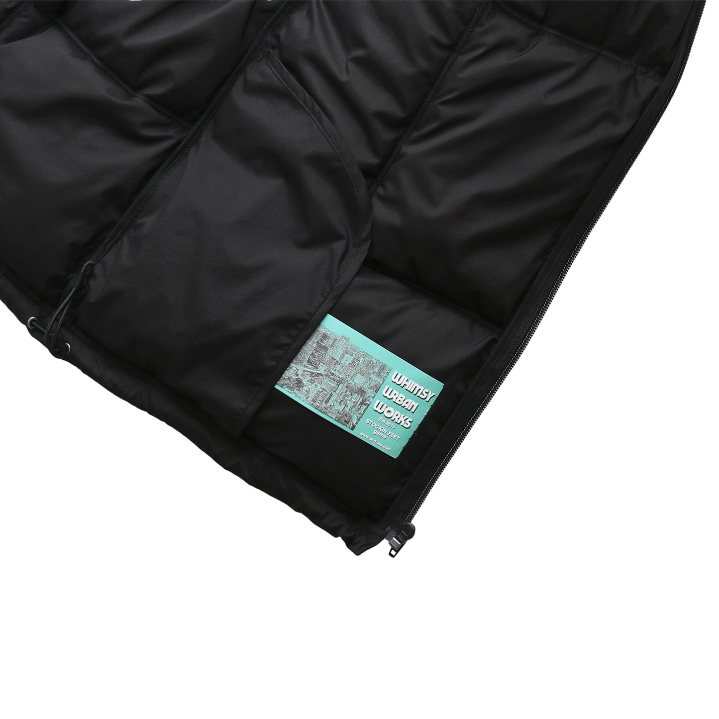 Bricklane Puffer Jacket BLACK