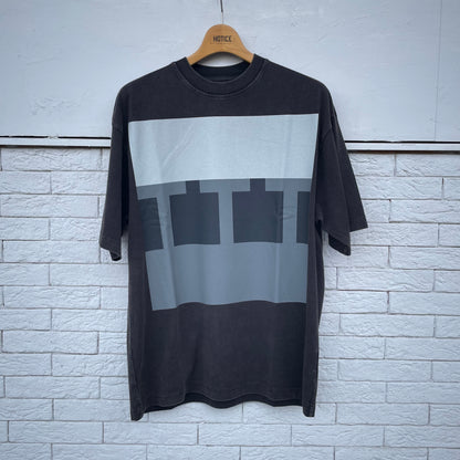 TTT15TS003	TTT Block T-shirt Black Acid Wash