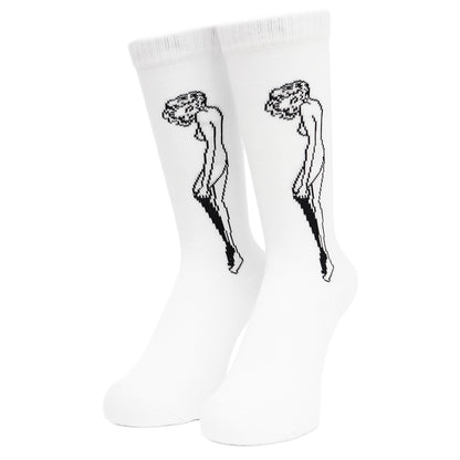 Cathie Socks White