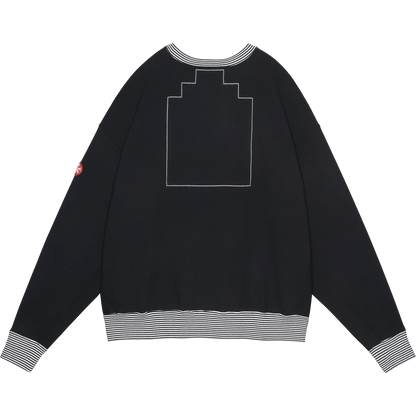 CES28CS04 LIPS DISPLAY CREW NECK BLACK
