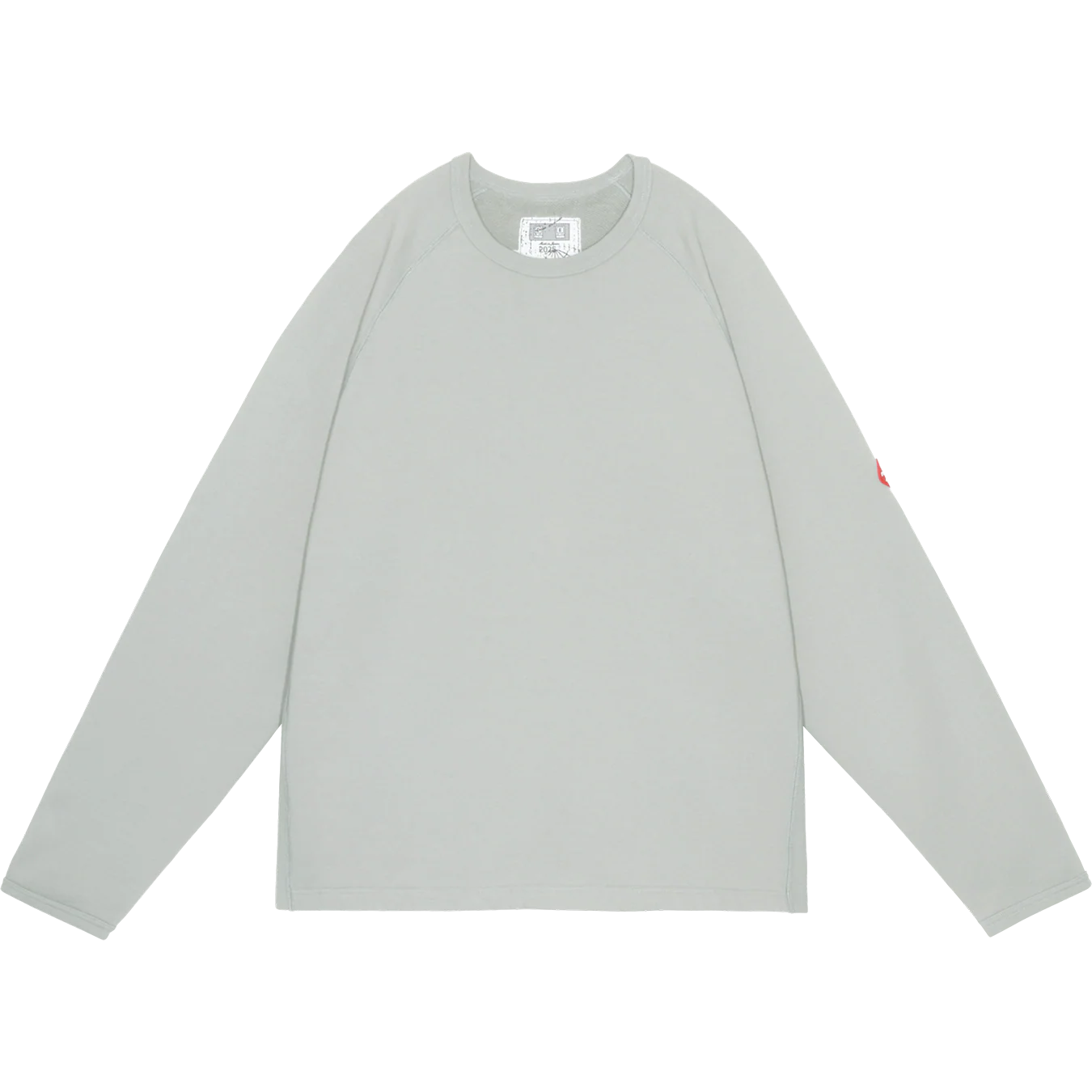 CES28CS06 HALF PANEL RIB CREW NECK KHAKI