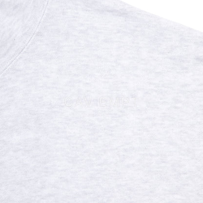 CES28CS07 SOLID LOOSE ZIP HOODY GREY