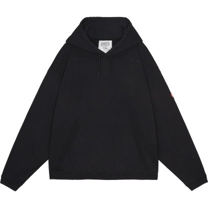 CES28CS13 SOLID LOOSE HOODY BLACK