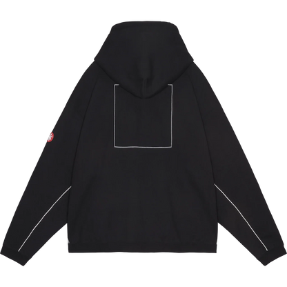 CES28CS13 SOLID LOOSE HOODY BLACK