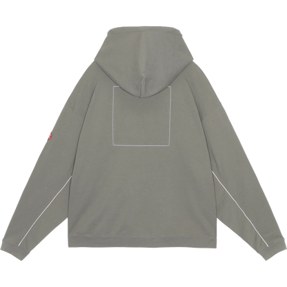 CES28CS13 SOLID LOOSE HOODY GREEN