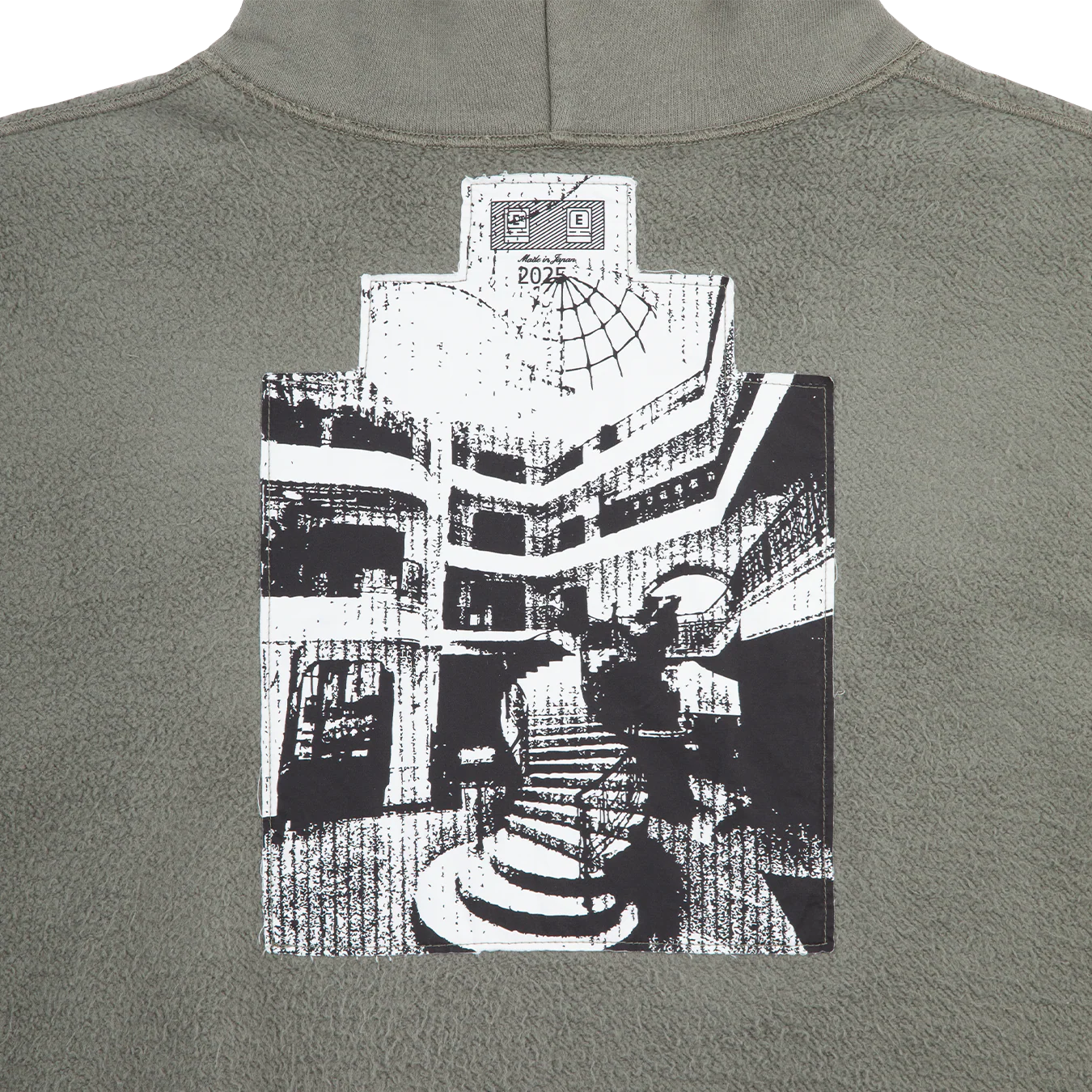 CES28CS13 SOLID LOOSE HOODY GREEN