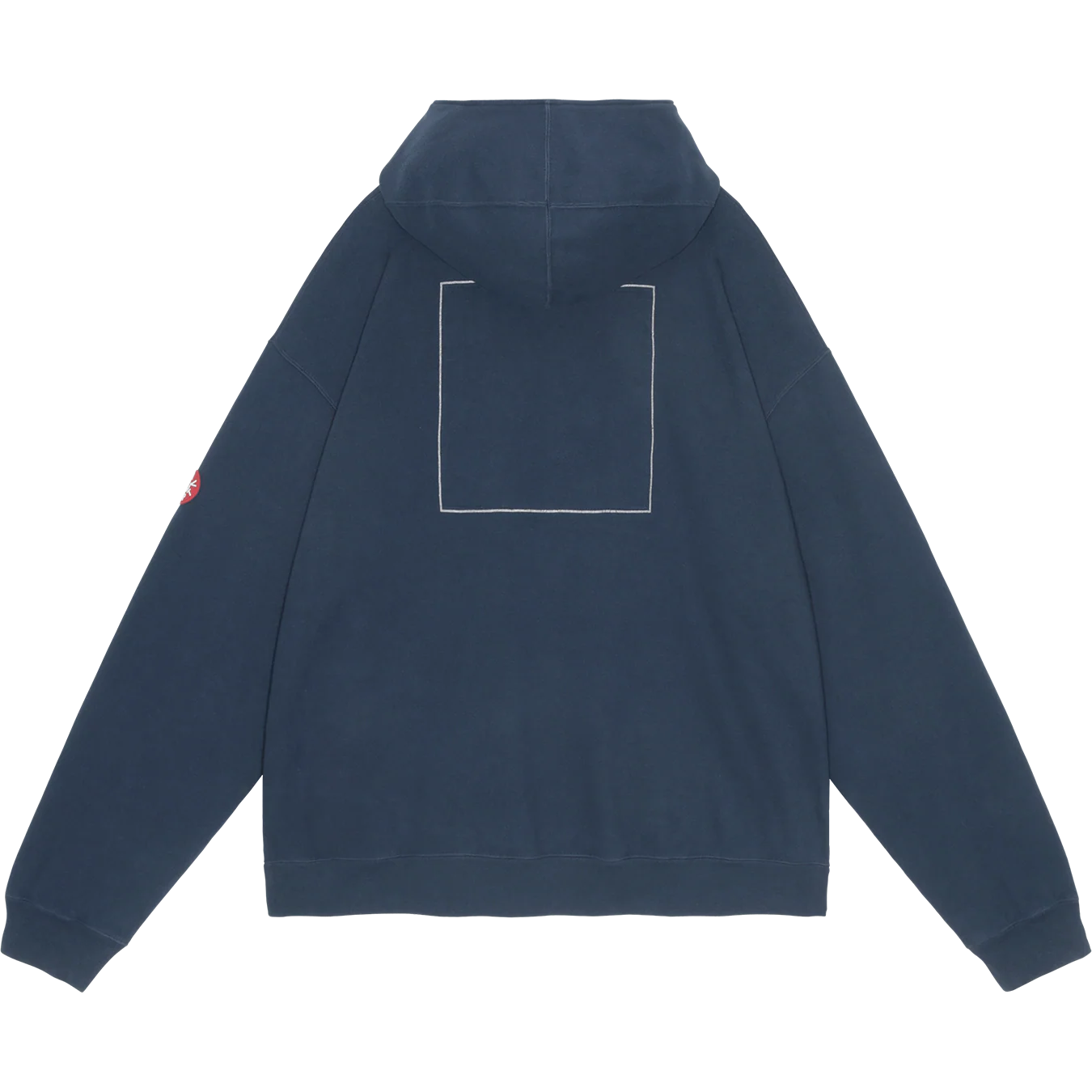 CES28CS17 NECK SNAP DBL KNIT HOODY NAVY