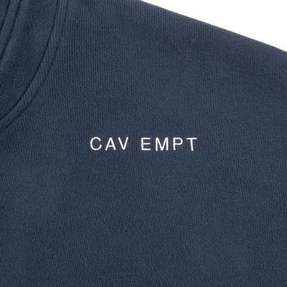 CES28CS17 NECK SNAP DBL KNIT HOODY NAVY