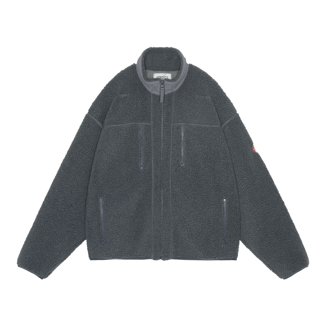CES28CS26 STAND COLLAR BOA ZIP UP GREY