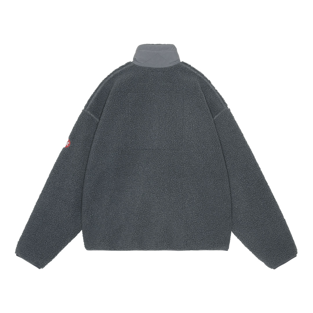 CES28CS26 STAND COLLAR BOA ZIP UP GREY
