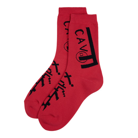 CES28G01 CAVF eppppt SOCKS RED