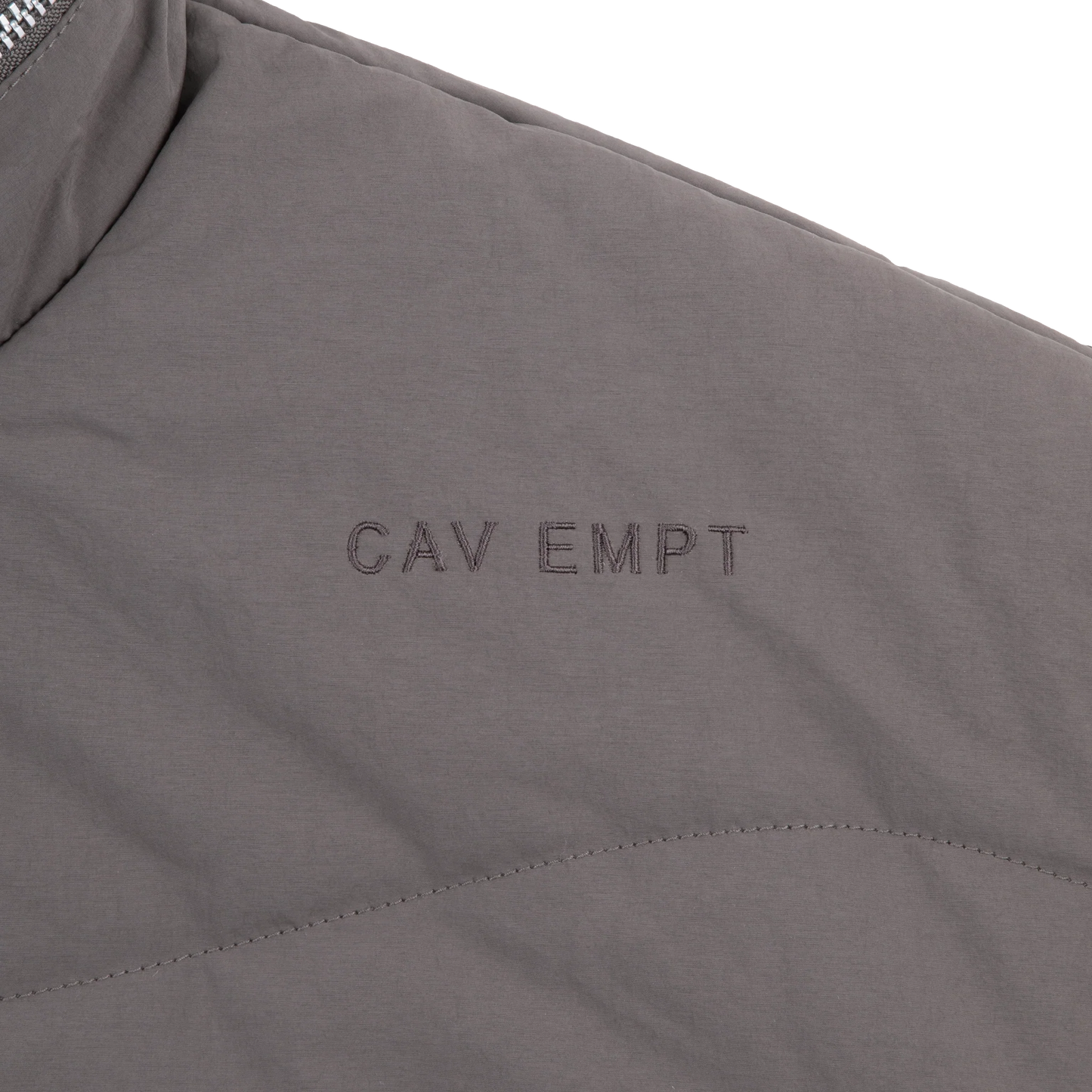 CES28JK02 WAVE STITCH PUFF JACKET GREY