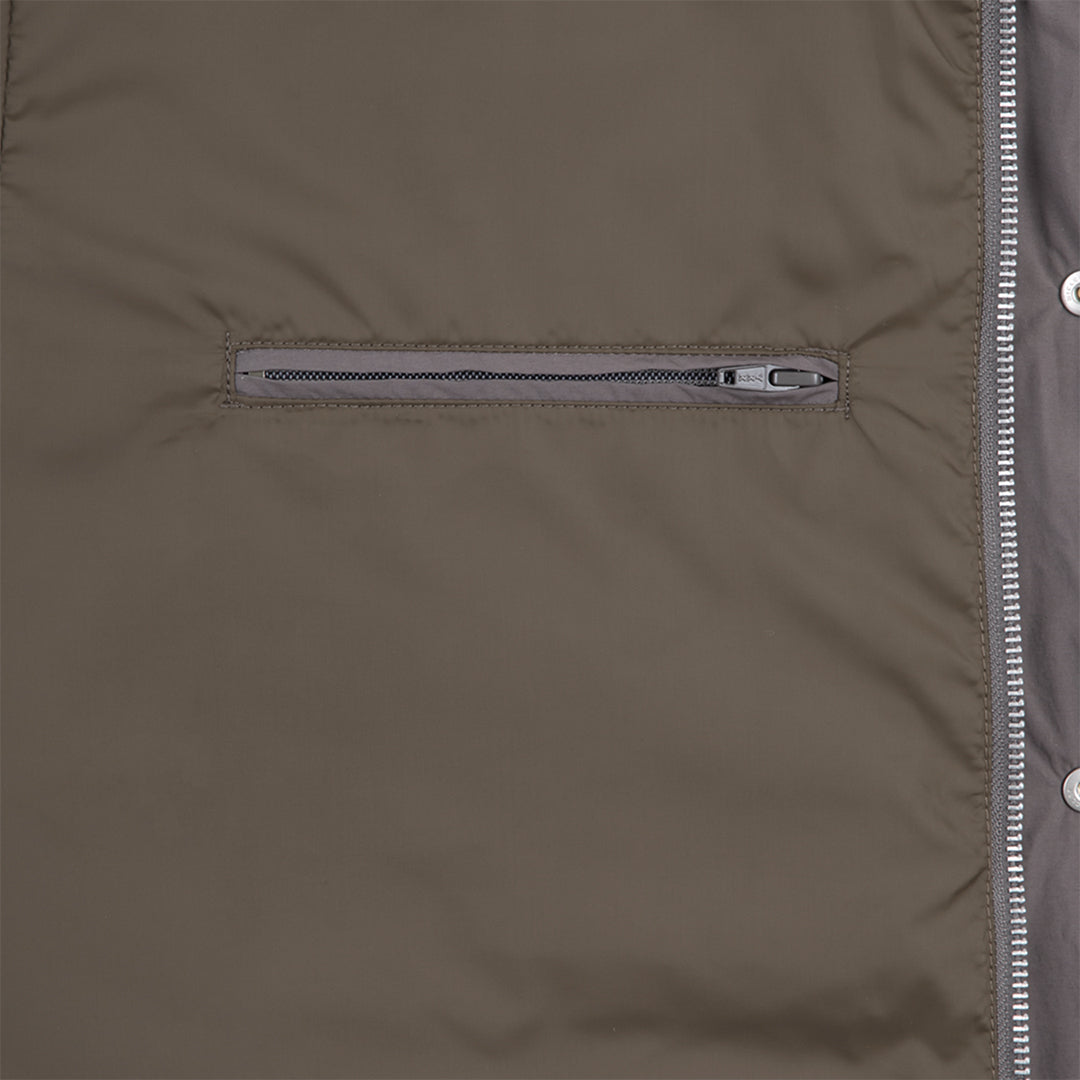 CES28JK02 WAVE STITCH PUFF JACKET GREY