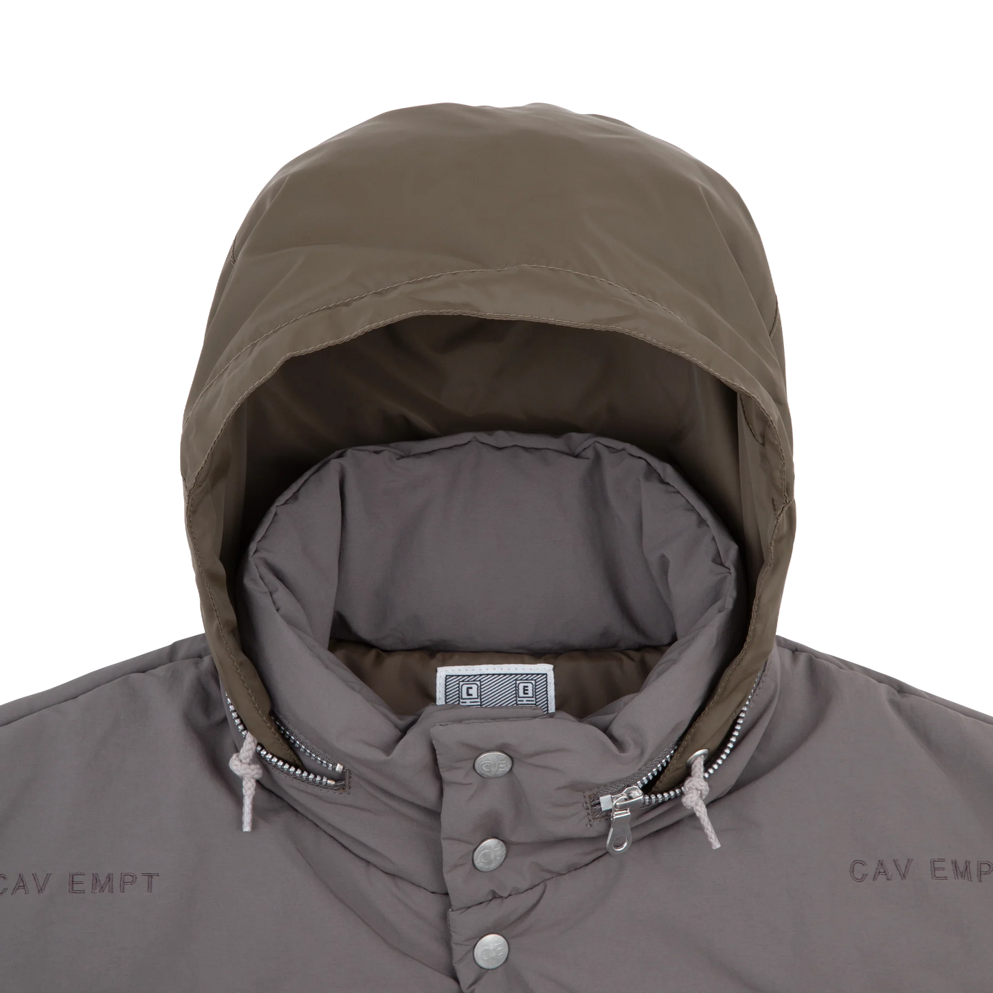 CES28JK02 WAVE STITCH PUFF JACKET GREY