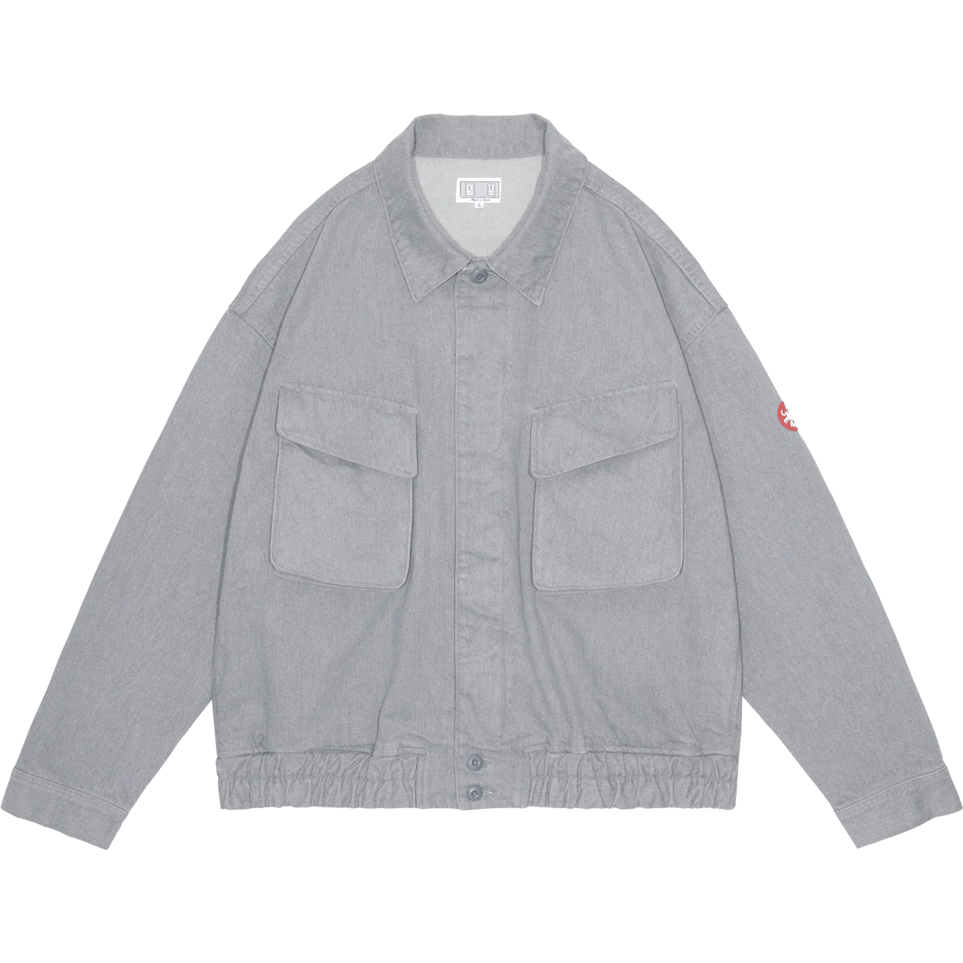 CES28JK18 ASH COMMUNITY BUTTON JACKET GREY