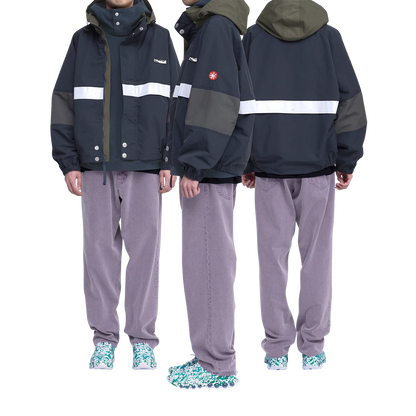 CES28JK12 REFLECT TAPE SAILING JACKET NAVY