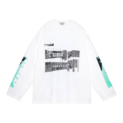 CES28LT05 PERFORMERAMA HEAVY LONG SLEEVE T WHITE