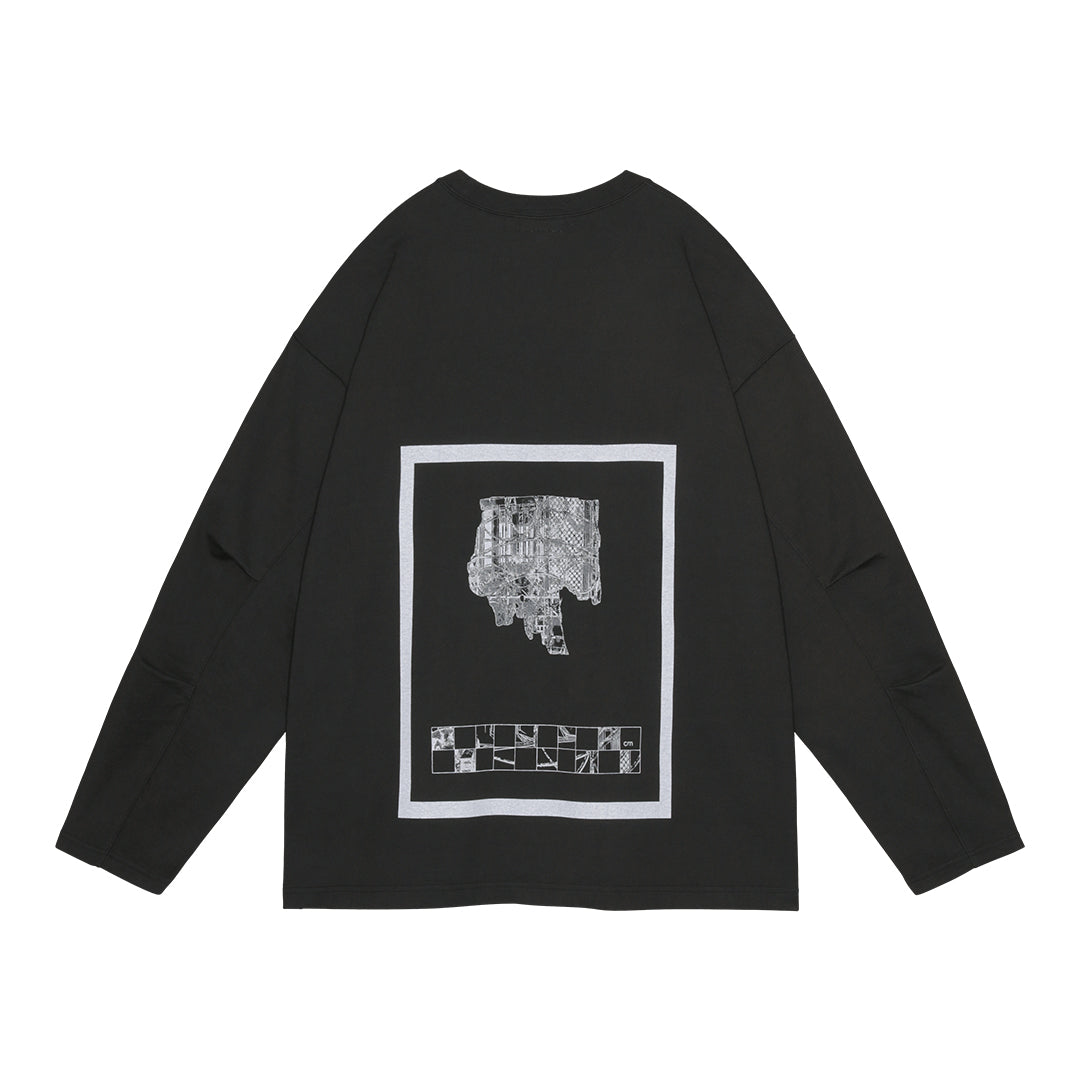 CES28LT06 CGCEGC HEAVY LONG SLEEVE T BLACK