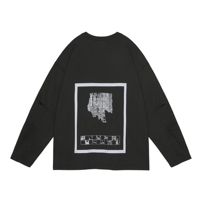 CES28LT06 CGCEGC HEAVY LONG SLEEVE T BLACK