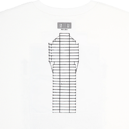 CES29CS02 AS Objects from shapes CREW NECK WHITE