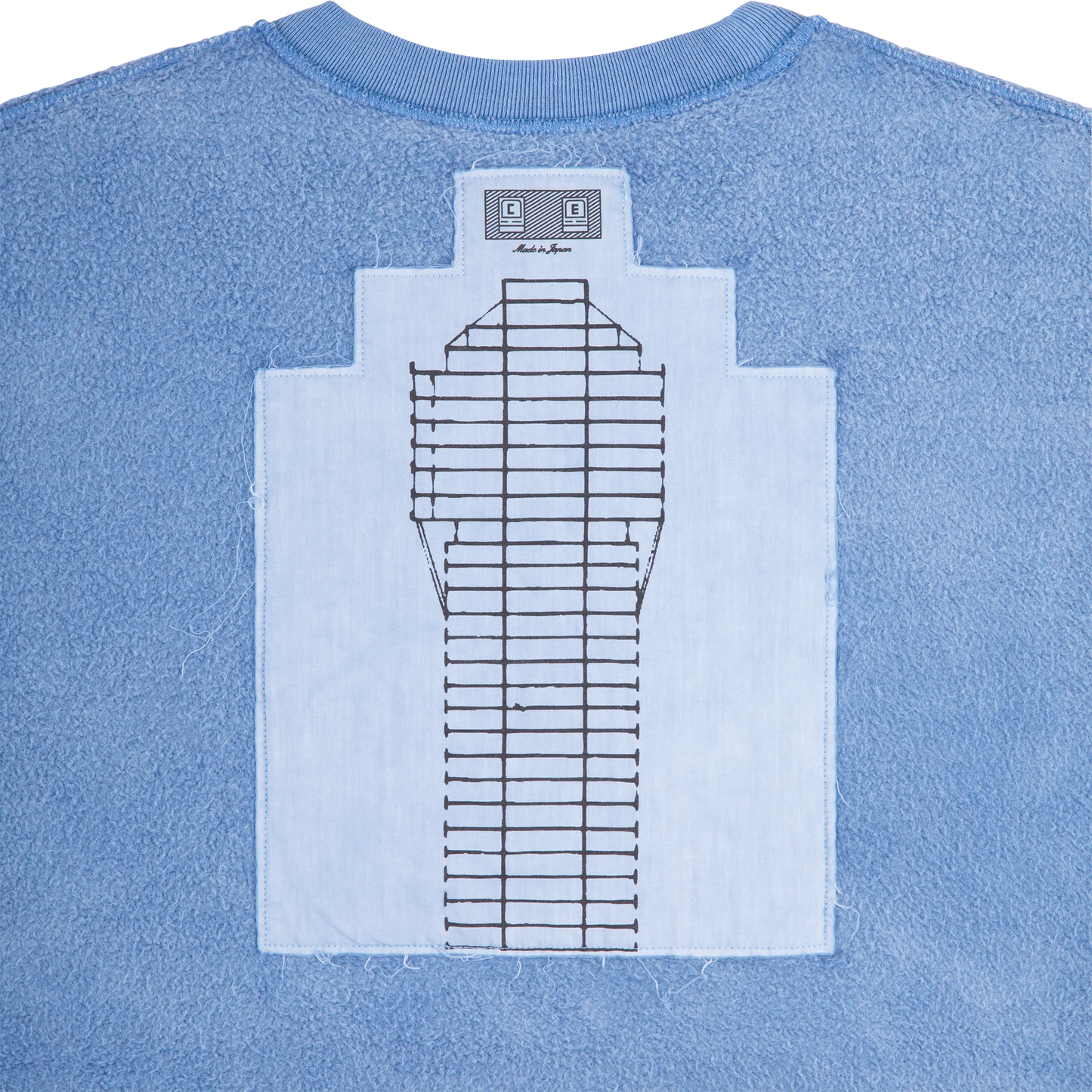 CES29CS11 OVERDYE MD PLain Speech CREW NECK BLUE
