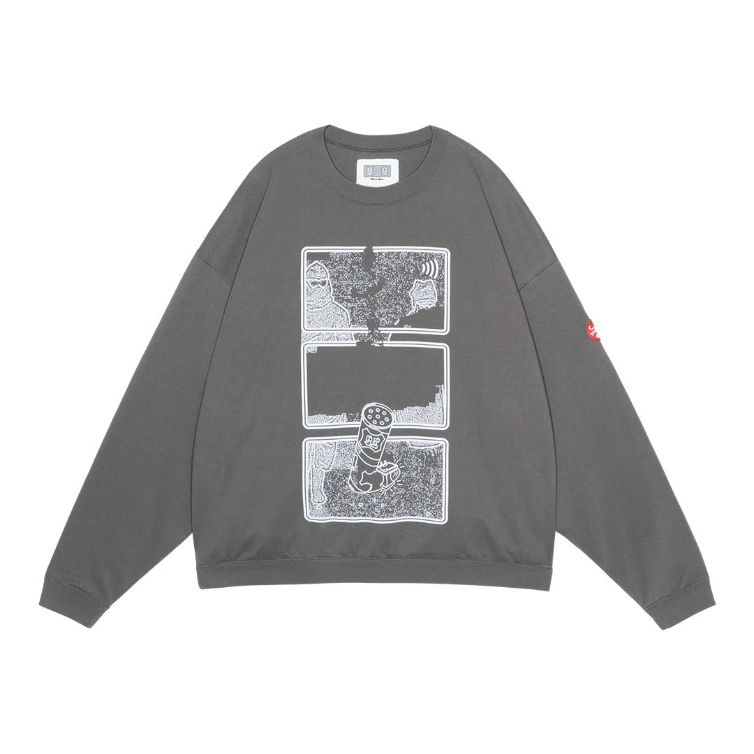 CES29CS28	MD Clean Room LIGHT BIG CREW NECK CHARCOAL